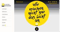 Desktop Screenshot of elektro-gartmann.de